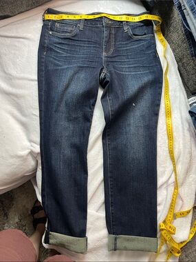 Kut from the Kloth Dark Indigo Boyfriend Jeans size 8 #2016